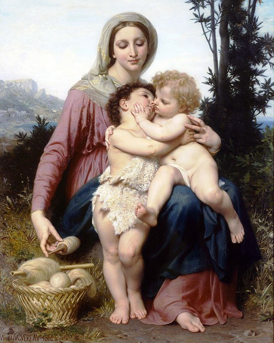 Vadim Mihailov Holy Family. A. Bouguereau (copy)