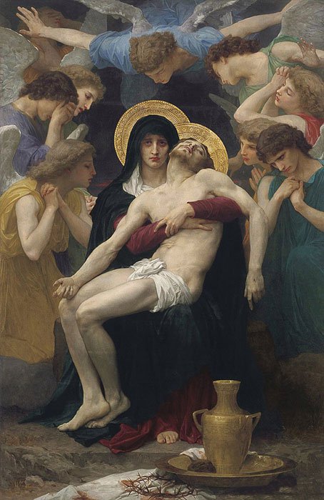 Vadim Mihailov Lamentation of Christ. A. Bouguereau (copy)