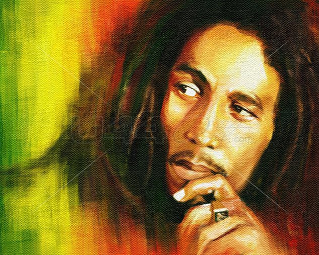 George Makarov-Yakubovski Portrait of Bob Marley