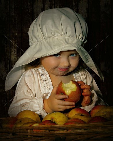 George Makarov-Yakubovski Girl and apples