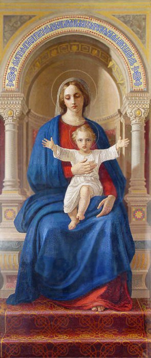 Vadim Mihailov Holy Mother and Child. Neff T.A. (copy)