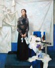 Anastasia Lobanova: Portrait with a white guitar