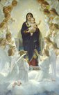 Vadim Mihailov: The Virgin with angels. A. Bouguereau (copy)