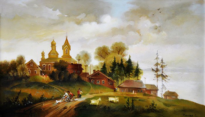 Екатерина Рублёва Пейзаж Федоскино (копия)
